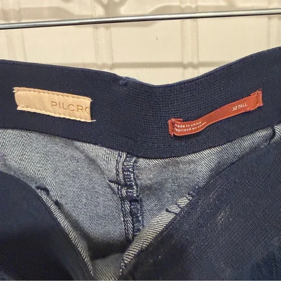 Pilcro Dark Blue Flare Jeans - Picture 2 of 8